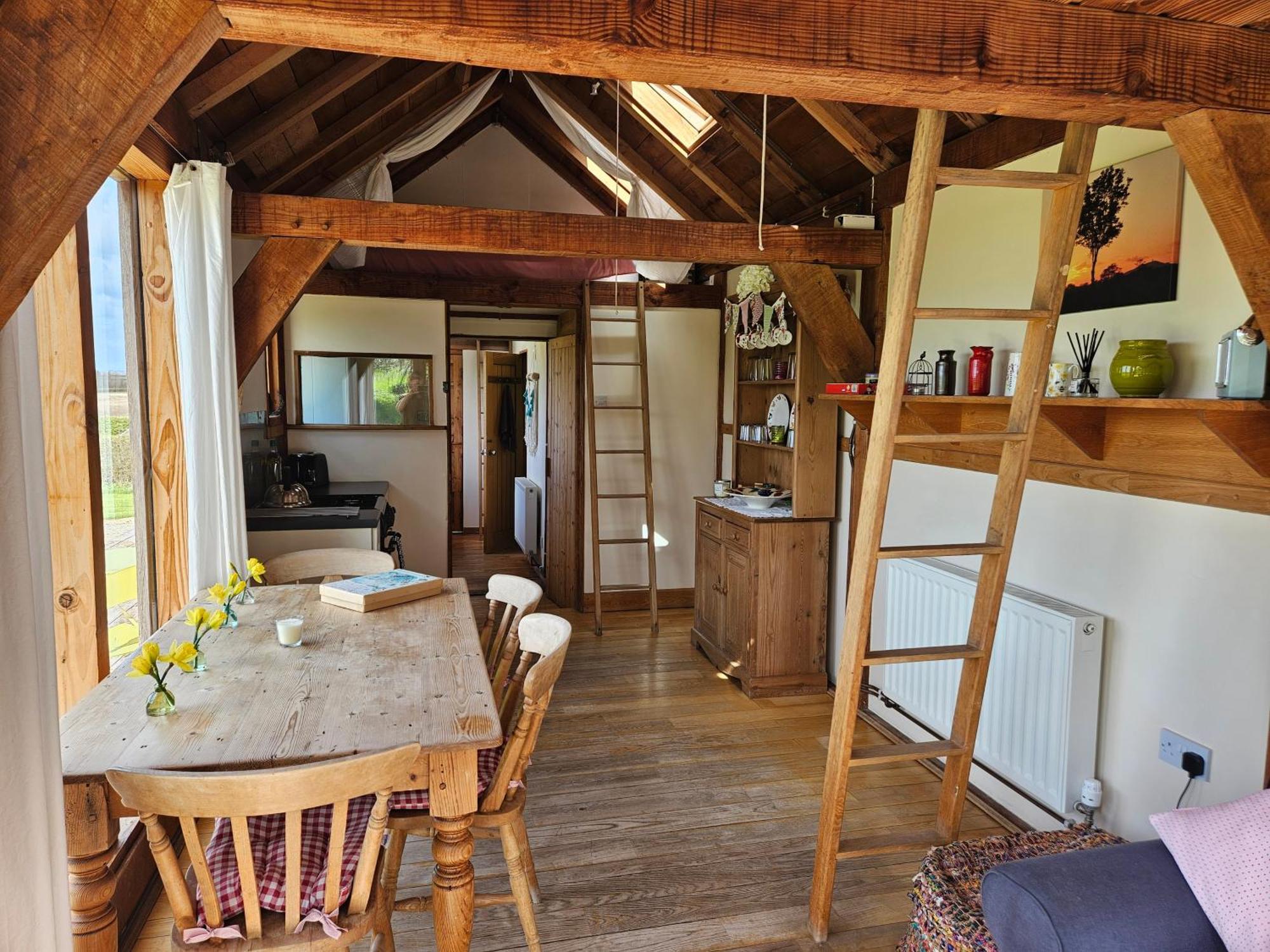 Log Cabin At The Old Summer Dairy Glastonbury Somerton  Eksteriør bilde