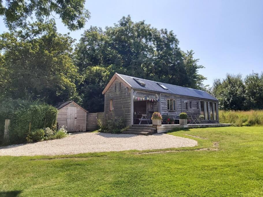 Log Cabin At The Old Summer Dairy Glastonbury Somerton  Eksteriør bilde