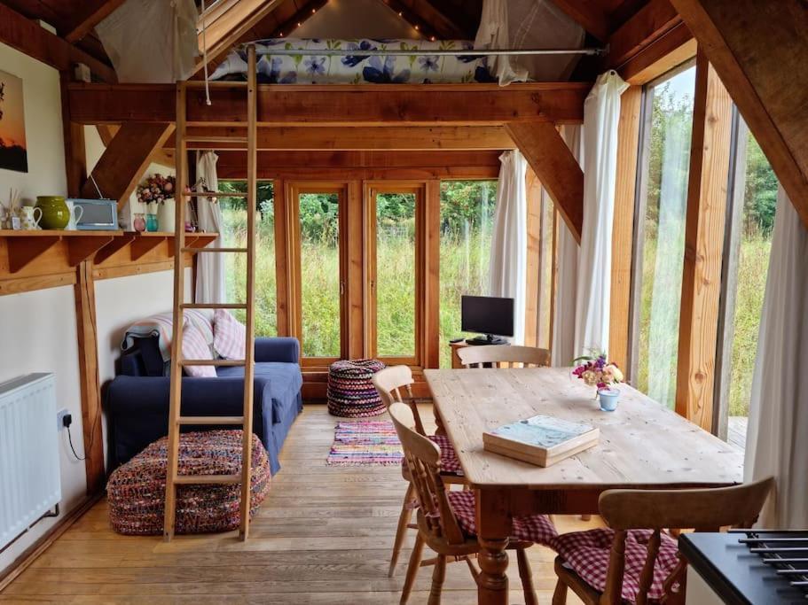 Log Cabin At The Old Summer Dairy Glastonbury Somerton  Eksteriør bilde
