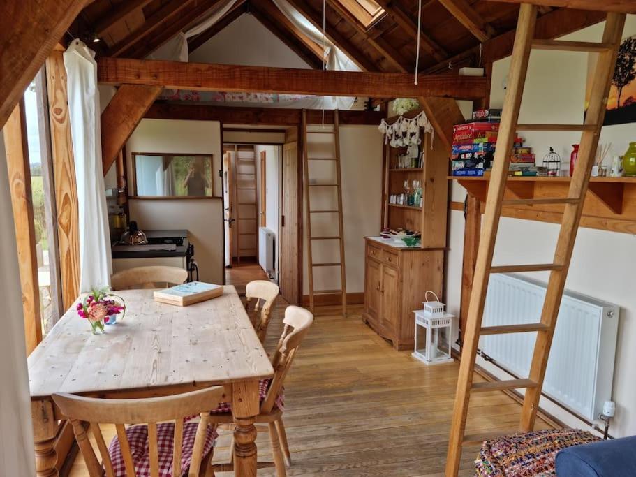 Log Cabin At The Old Summer Dairy Glastonbury Somerton  Eksteriør bilde