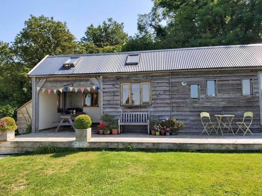 Log Cabin At The Old Summer Dairy Glastonbury Somerton  Eksteriør bilde