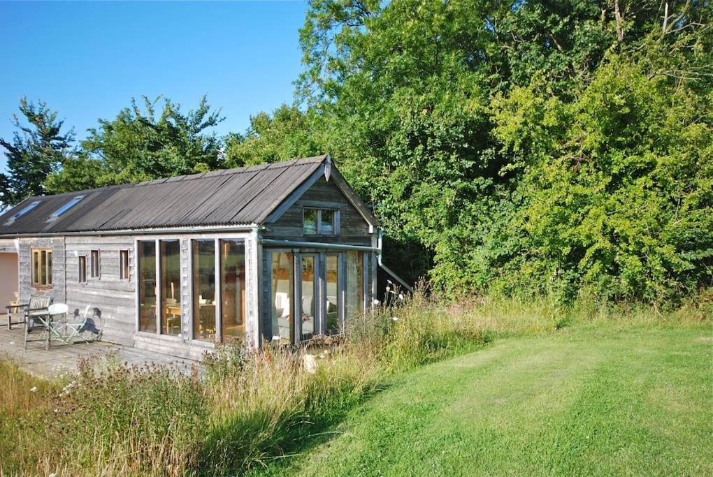 Log Cabin At The Old Summer Dairy Glastonbury Somerton  Eksteriør bilde